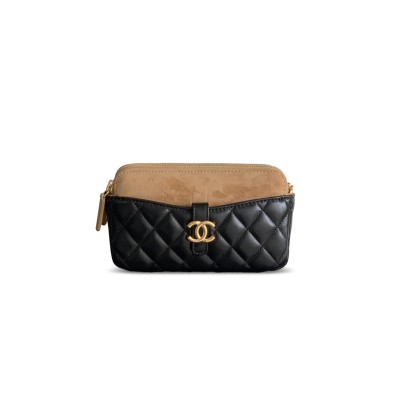 CHANEL MASTER ZIPPED PHONE HOLDER WITH CHAIN AP4743 (17.5*10*3cm)